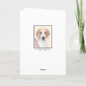 Amerikaans filtreerschilderij - Kute Original Dog  Kaart (Achterkant)