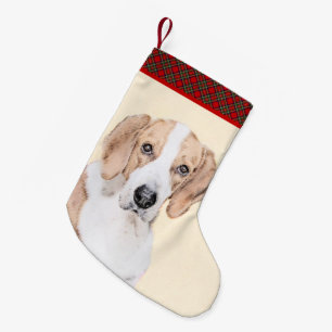 Amerikaans filtreerschilderij - Kute Original Dog  Kleine Kerstsok