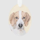 Amerikaans filtreerschilderij - Kute Original Dog  Ornament (voorkant)