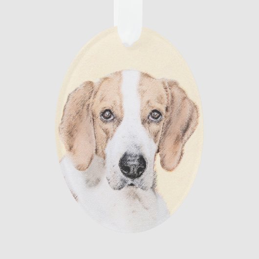 Amerikaans filtreerschilderij - Kute Original Dog  Ornament (voorkant)