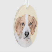 Amerikaans filtreerschilderij - Kute Original Dog  Ornament (voorkant)