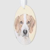 Amerikaans filtreerschilderij - Kute Original Dog  Ornament (voorkant)