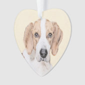 Amerikaans filtreerschilderij - Kute Original Dog  Ornament (voorkant)