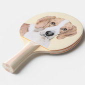 Amerikaans filtreerschilderij - Kute Original Dog  Tafeltennisbatje (Voorkant Gekanteld)