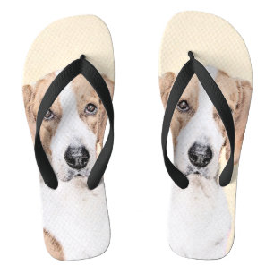 Amerikaans filtreerschilderij - Kute Original Dog  Teenslippers