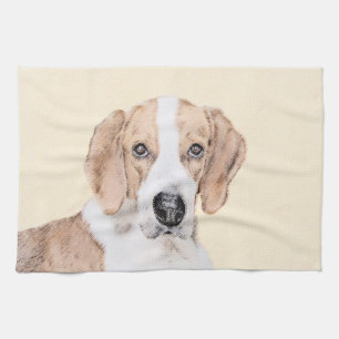 Amerikaans filtreerschilderij - Kute Original Dog Theedoek