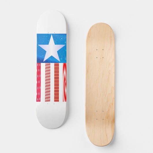 Amerikaans Flag-Skateboard Persoonlijk Skateboard (Voorkant)
