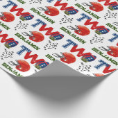 Amerikaans Football 2e verjaardag Cadeaupapier (Hoek)