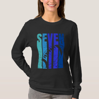Amerikaans Football 7e Verjaardag Jongen - 7 jaar  T-shirt