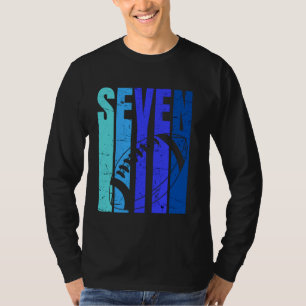 Amerikaans Football 7e Verjaardag Jongen - 7 jaar  T-shirt