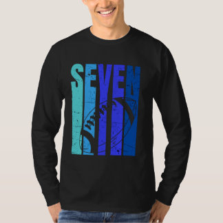 Amerikaans Football 7e Verjaardag Jongen - 7 jaar  T-shirt