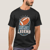 Amerikaans Football Badgee T-shirt (Voorkant)