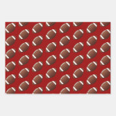 Amerikaans Football Ball Pattern Kinder Inpakpapier Vel (Voorkant 3)