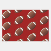 Amerikaans Football Ball Pattern Kinder Inpakpapier Vel (Voorkant 2)