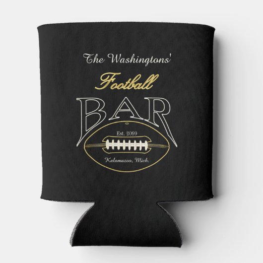 Amerikaans Football Bar Man Grot Koelboxxen Blikjeskoeler (Achterkant)