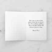 Amerikaans Football Bar Mitzvah Kaart (Binnen)