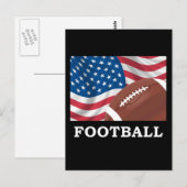 Amerikaans Football Briefkaart (Voorkant / Achterkant)
