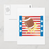 Amerikaans Football Briefkaart (Voorkant / Achterkant)