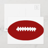 Amerikaans Football Briefkaart (Voorkant / Achterkant)