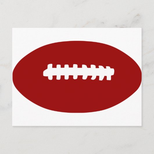Amerikaans Football Briefkaart (Voorkant)