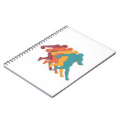 Amerikaans football cadeau voor liefhebbers van fo notitieboek (Linkerzijde)