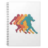 Amerikaans football cadeau voor liefhebbers van fo notitieboek (Voorkant)