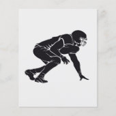 Amerikaans Football Center Flyer (Voorkant)