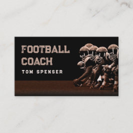 Amerikaans Football Coach-Visitekaartje Visitekaartje