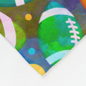 Amerikaans Football Colorful-patroon Fleece Deken (Hoek)