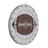 Amerikaans football dartbord (Voorkant Links)
