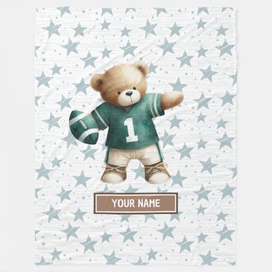 Amerikaans Football Deken voor Peuter Verjaardag (Voorkant)