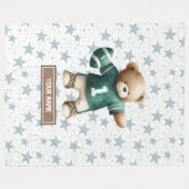 Amerikaans Football Deken voor Peuter Verjaardag (Voorkant (Horizontaal))