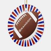 Amerikaans Football Design Ornament (Links)