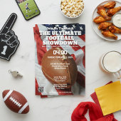 Amerikaans Football "Doe mee om te kijken" Uitnodi Kaart