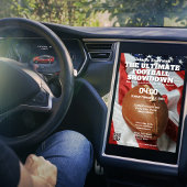 Amerikaans Football "Doe mee om te kijken" Uitnodi Kaart