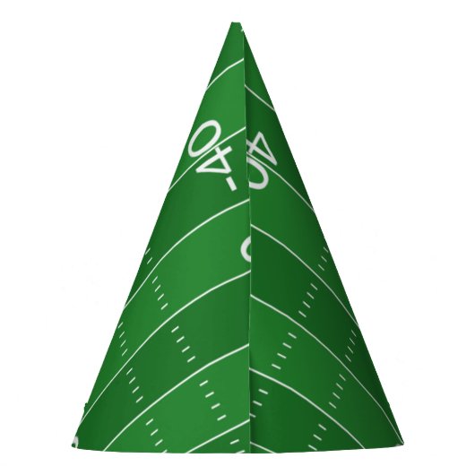 Amerikaans Football Eerste Jaar Down 1st Verjaarda Feesthoedjes (Achterkant)