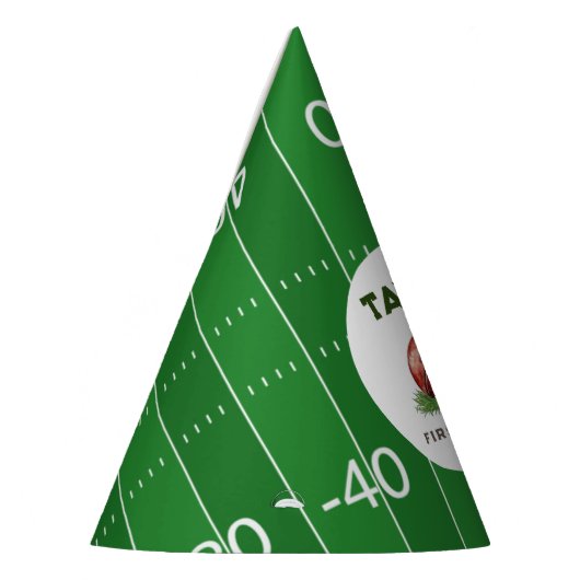 Amerikaans Football Eerste Jaar Down 1st Verjaarda Feesthoedjes (Links)