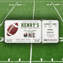 Amerikaans Football Eerste Jaar Down 1st Verjaarda