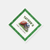 Amerikaans Football Eerste Jaar Down 1st Verjaarda Servet (Hoek)