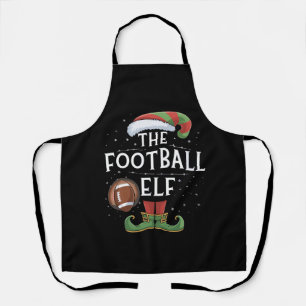 Amerikaans Football Elf Familie Matching Christmas Schort