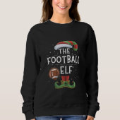 Amerikaans Football Elf Familie Matching Christmas Trui (Voorkant)