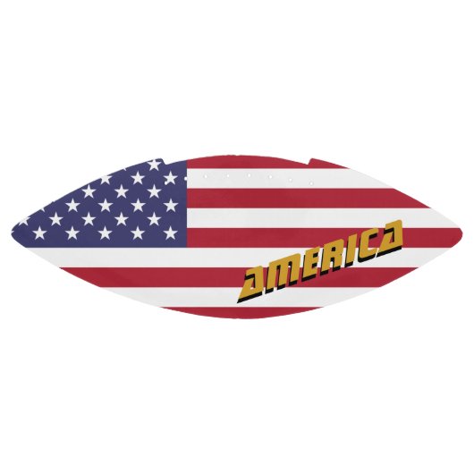 Amerikaans Football en Amerikaanse vlag / Verenigd (Paneel)