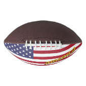 Amerikaans Football en Amerikaanse vlag / Verenigd (Voorkant)
