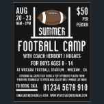 Amerikaans Football- en Goal Football Camp Adverte Flyer<br><div class="desc">Amerikaans Football & Goal,  Football kamp Adverteren broers door de Visitekaartje winkel.</div>