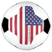 Amerikaans Football en Verenigde Staten Vlag/Sport Voetbal (Gedraaid)