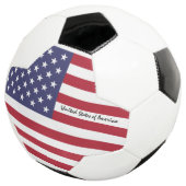 Amerikaans Football en Verenigde Staten Vlag/Sport Voetbal (Drie kwart)