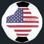 Amerikaans Football en Verenigde Staten Vlag/Sport Voetbal<br><div class="desc">Voetbal: Verenigde Staten van Amerika & Verenigde Staten de Amerikaanse voetbal op maat - houd van mijn land,  favoriete team,  parkkampioenen,  patriotten / sportfans</div>