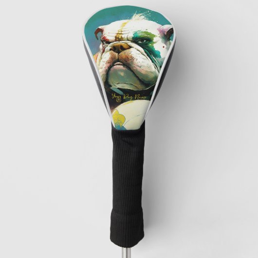 Amerikaans Football - Fanny Anime Bulldog 004 Golfheadcover (Voorkant)