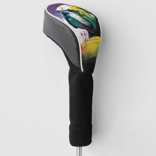 Amerikaans Football - Fanny Anime Bulldog 005 Golfheadcover (Schuin)