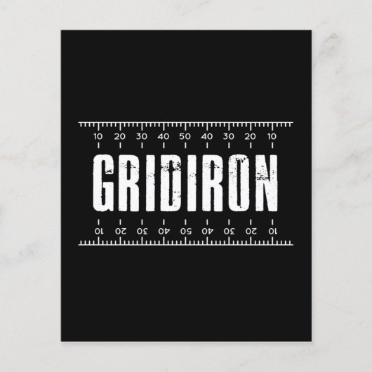 Amerikaans football flyer (Voorkant)